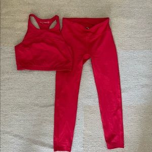 Outdoor voices workout set